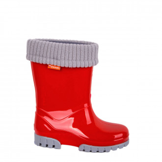 Детски гумени ботуши в червено