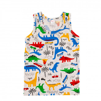 Детски потник за момчета "Дино" в бежово