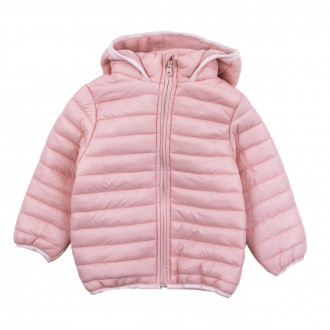 Капитонирано преходно яке в цвят пудра