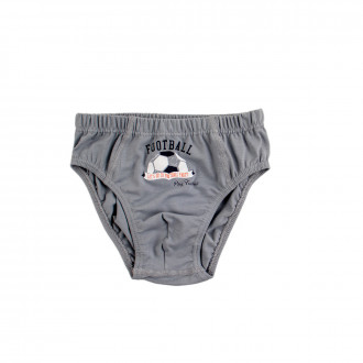 Детски слип "Football party'' в сиво