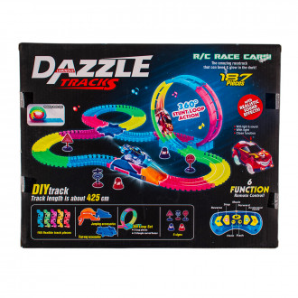 Светеща автомобилна писта с дистанционно 38 х 30 см.