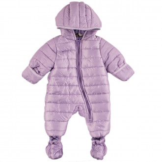 Олекотен бебешки ескимос в лилаво