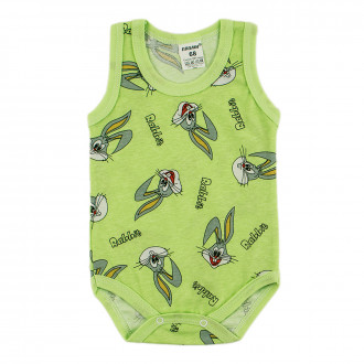 Боди-потник в принтиран десен