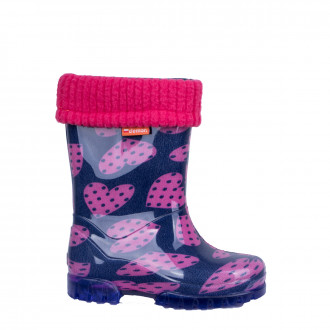 Детски гумени ботуши "Сърца"