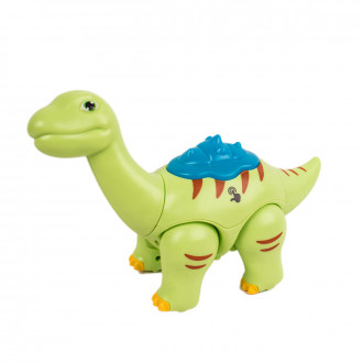 Интерактивен магнитен динозавър с звук и светлина в зелено  28 х 19 см
