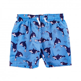 Детски бански за момчета "Делфинчета" в синьо