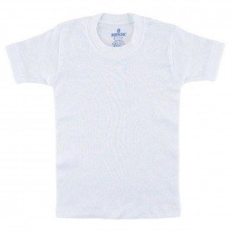 Детска бяла тениска от памучна материя