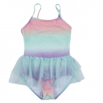 Детски цял бански с тюл за момичета