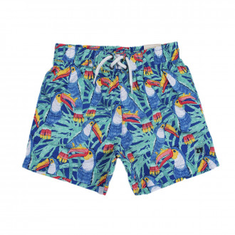 Детски бански за момчета " Папагали"