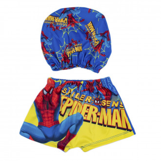 Детски бански с шапка за плуване