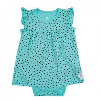 Бебешко боди-рокля в синьо