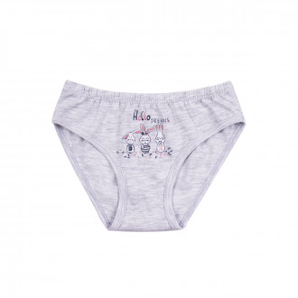  Детски бикини "Hello dreams" в сив меланж