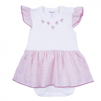 Боди-рокля с цветчета