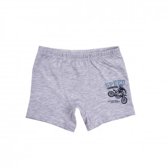 Боксер в сив меланж ,,Dirt race" за момчета