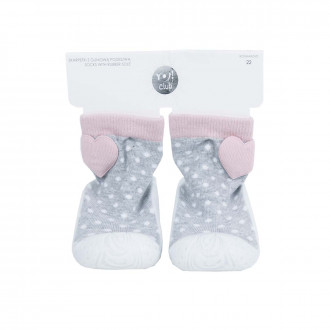 Бебешки чорапки със силиконова подметка