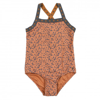 Цял бански в щампиран десен