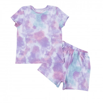 Детска лятна пижама в щампиран десен