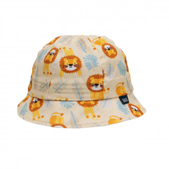 Детска лятна шапка "Lion" в бежово