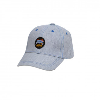 Детска лятна шапка "Time is now" в светлосиньо