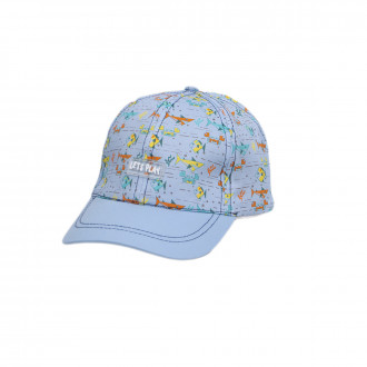 Детска лятна шапка за момчета "Lets play" в светлосиньо