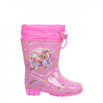 Детски гумени ботуши с анимационен герой в розово