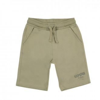 Детски къси панталони "Explore" в бледозелено