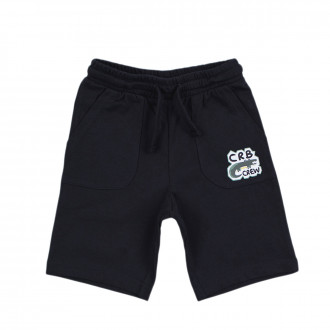 Детски къси панталони в черно "Crew"