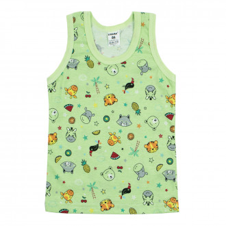 Детски потник в щампиран десен "Животни"