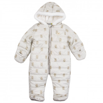 Ескимос с топъл полар за момчета в бежово меланж