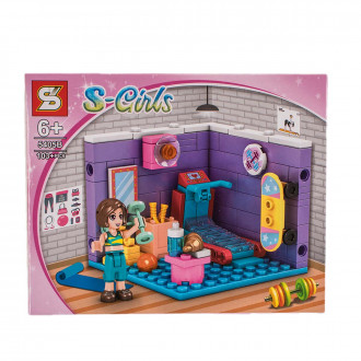 Конструктор "Дом" 23х20 см. 103 части