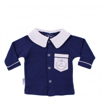 Бебешка трикотажна жилетка за момчета (0 - 18 мес.)