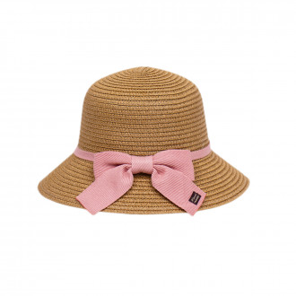 Детска лятна капела в кафяво