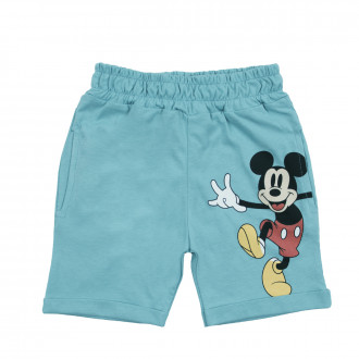 Каси панталони с анимационен герой в светлосиньо