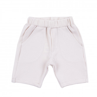 Къси панталони за момчета в бежово