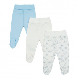 Комплект 3 бр. памучни ританки за момчета