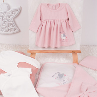 Комплект за изписване "Ангелска прегръдка" в бледорозово