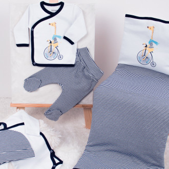 Комплект за изписване "Приключение" в бяло и тъмносиньо