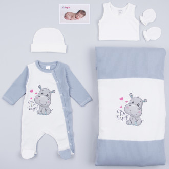 Комплект за изписване "Be Happy" в синьо