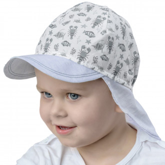 Детска лятна шапка за момчета "Seafood"
