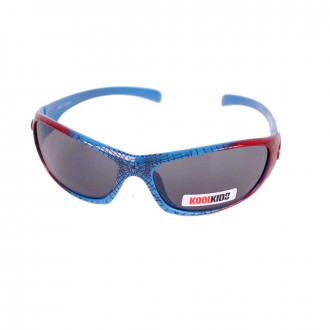 Детски слънчеви очила със синьо-червена рамка UV 400
