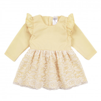 Официална бебешка рокля "Слънчево момиче"