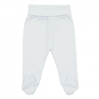 Ританки от памучна материя в бяло