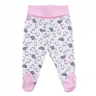 Памучни ританки в принтиран десен "Cats"