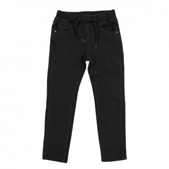Детски панталон за момчета в черно