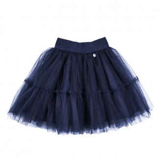 Детска пола за момичета в тъмносиньо