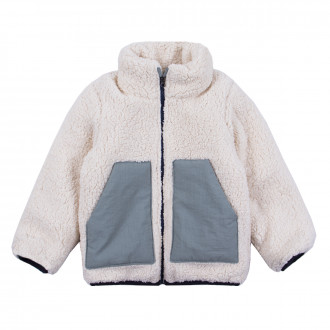 Пухено яке в бежово