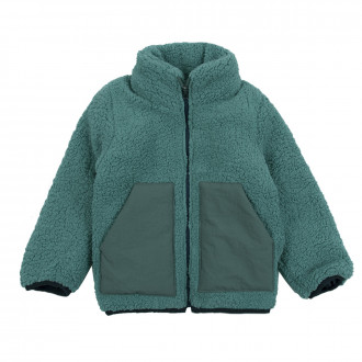 Пухено яке в зелено