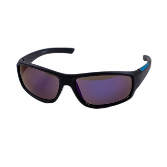 Слънчеви очила с черна рамка и сини стъкла UV 400