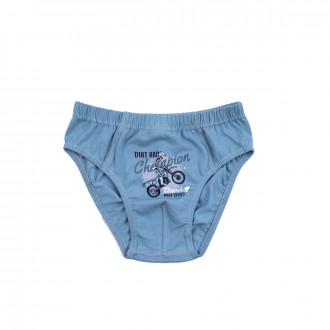 Детски слип ,,Dirt race" в синьо
