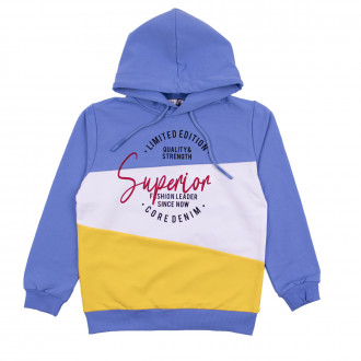 Детски плътен  суичер "Core denim"